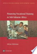 Financing vocational training in Sub-Saharan Africa