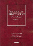 Contract law : selected source materials.