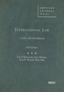 International law : cases and materials /