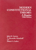 Modern constitutional theory : a reader /