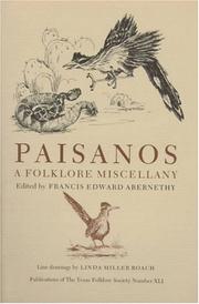 Paisanos : A Folklore Miscellany