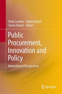 Public procurement, innovation and policy. international perspectives