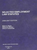 Selected employment law statutes /