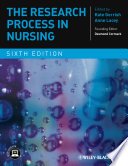 The research process in nursing /