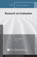 Research on evaluation /