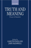 Truth and meaning : essays in semantics /