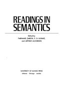 Readings in semantics /