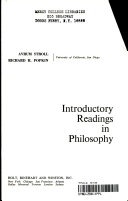 Introductory readings in philosophy. /