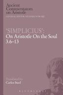 Simplicius : on Aristotle on the soul 3.6-13 /