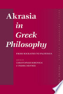 Akrasia in Greek philosophy from Socrates to Plotinus /