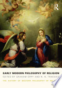 The history of western philosophy of religion.