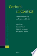 Corinth in context comparative studies on religion and society /