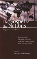 The gospels to the nations : perspectives on Paul's mission.