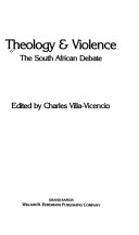 Theology & Violence : the south African debate /