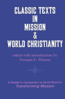 Classic texts in mission and world Christianity /