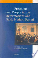 Preachers and people in the reformations and early modern period