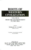 Roots of Western civilization : from ancient times to 1715.