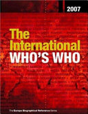 The International who's who 2007.
