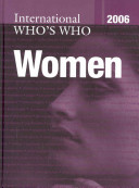 International Who's Who of women 2006.