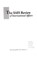 The SAIS review of international affairs.