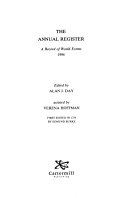 The annual register : a record of world events 1994 /