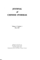 Journal of Chinese overseas.