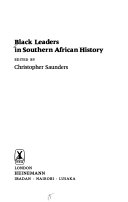 Black leaders in southern African history /