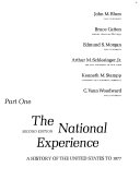 The National experience : a history of the United States /