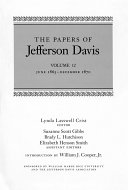 The papers of Jefferson Davis.