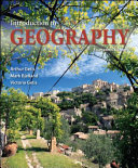 Introduction to geography /