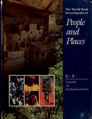 The world book Encyclopedia of people and places : A - C.