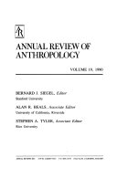 Annual review of anthropology