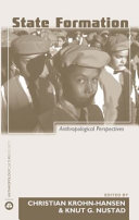 State formation anthropological perspectives /