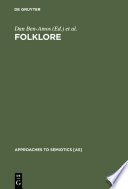 Folklore : performance and communication /