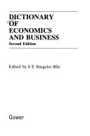 Dictionary of economics and business /