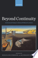 Beyond continuity institutional change in advanced political economies /