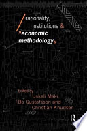 Rationality, institutions, and economic methodology