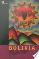 Bolivia public policy options for the well-being of all /