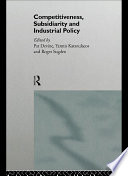 Competitiveness, subsidiarity, and industrial policy