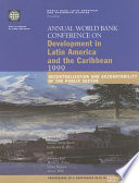 Annual World Bank Conference on Development in Latin America and the Caribbean, 1999 decentralization and accountability of the public sector : proceedings of a conference held in San Salvador, El Salvador /