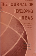 The journal of developing areas.