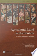 Agricultural land redistribution toward greater consensus /