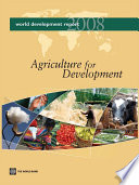 World development report 2008 agriculture and development.