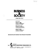 Business & society : cases and text.