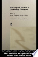 Housing and finance in developing countries