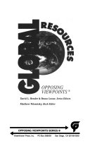Global resources : opposing viewpoints /