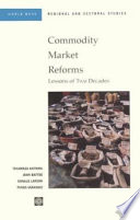 Commodity market reforms lessons of two decades /
