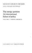 The Energy question : an international failure of policy /
