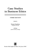 Case studies in business ethics /