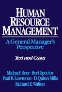 Human resource management : a general manager's perspective : text and cases /